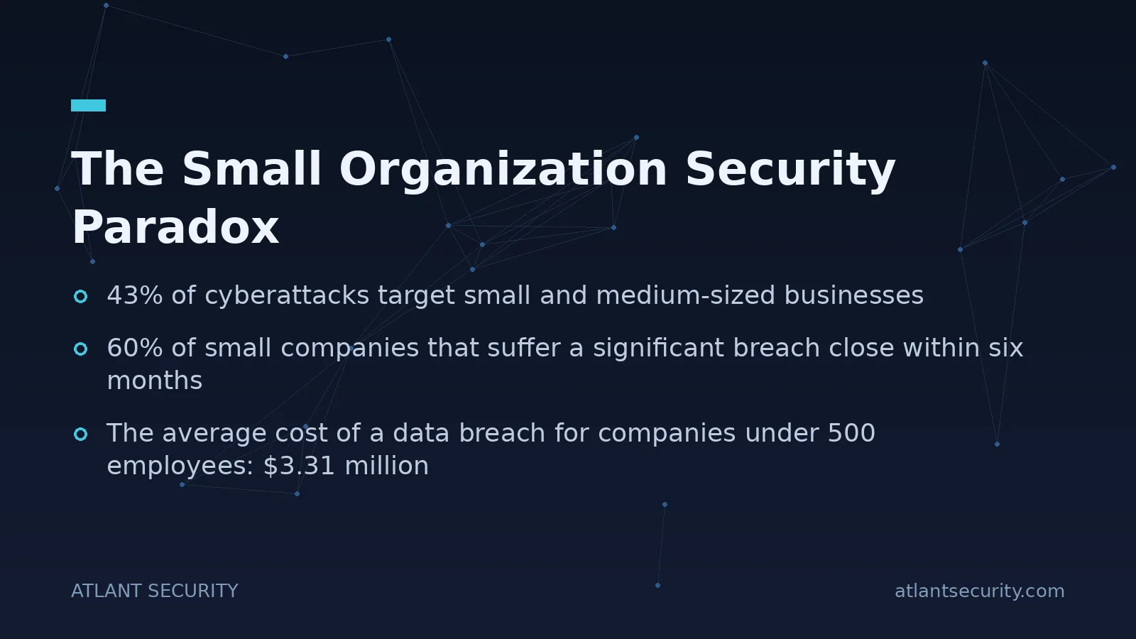 The Small Organization Security Paradox - key points