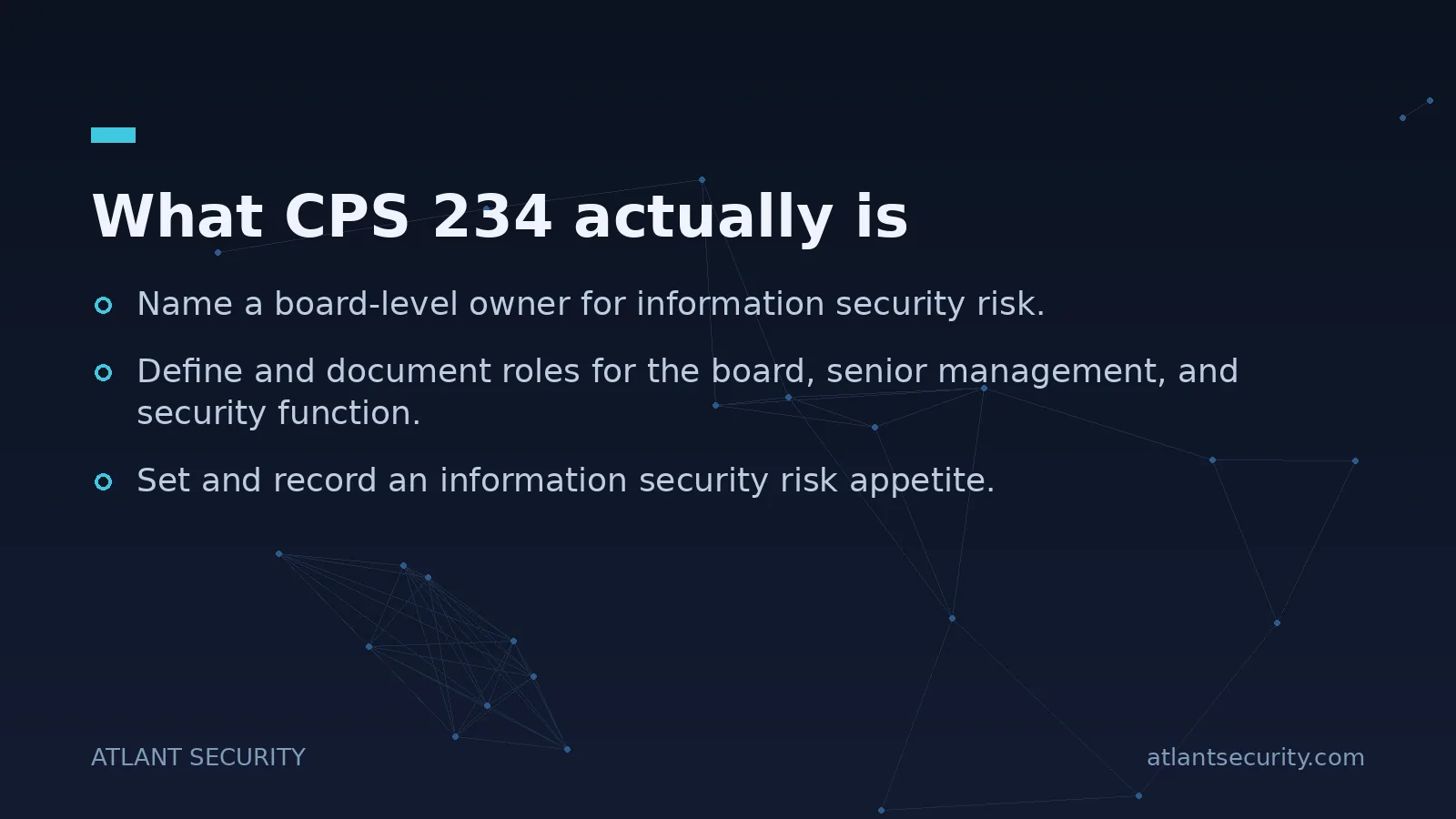 What CPS 234 actually is - key points