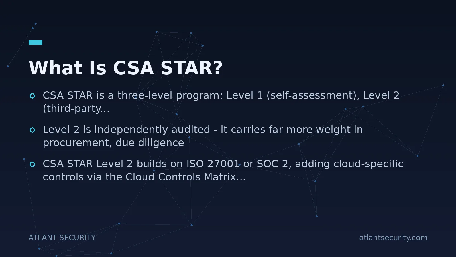 What Is CSA STAR? - key points