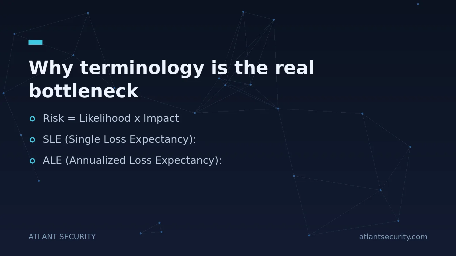Why terminology is the real bottleneck - key points