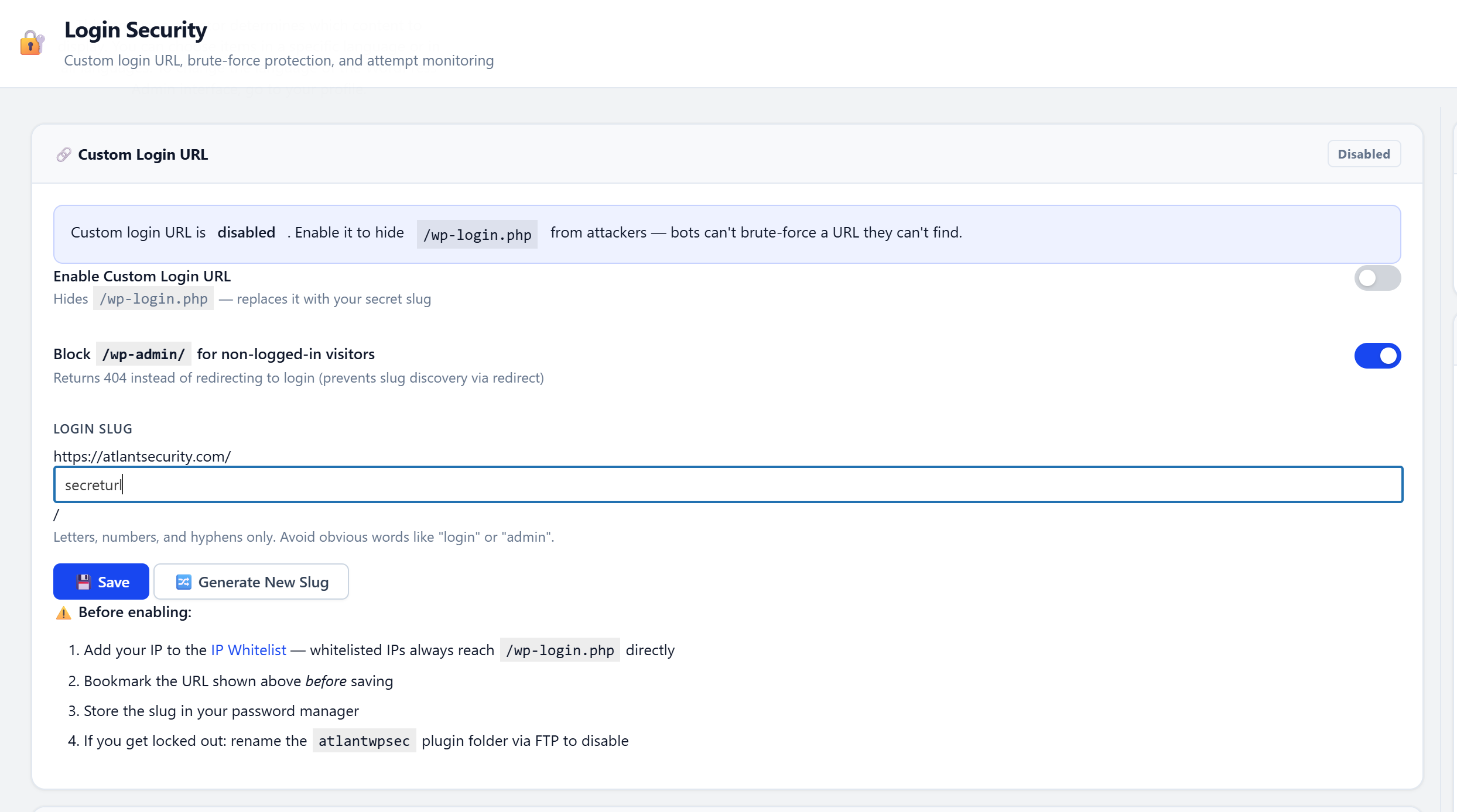wordpress security plugin login security