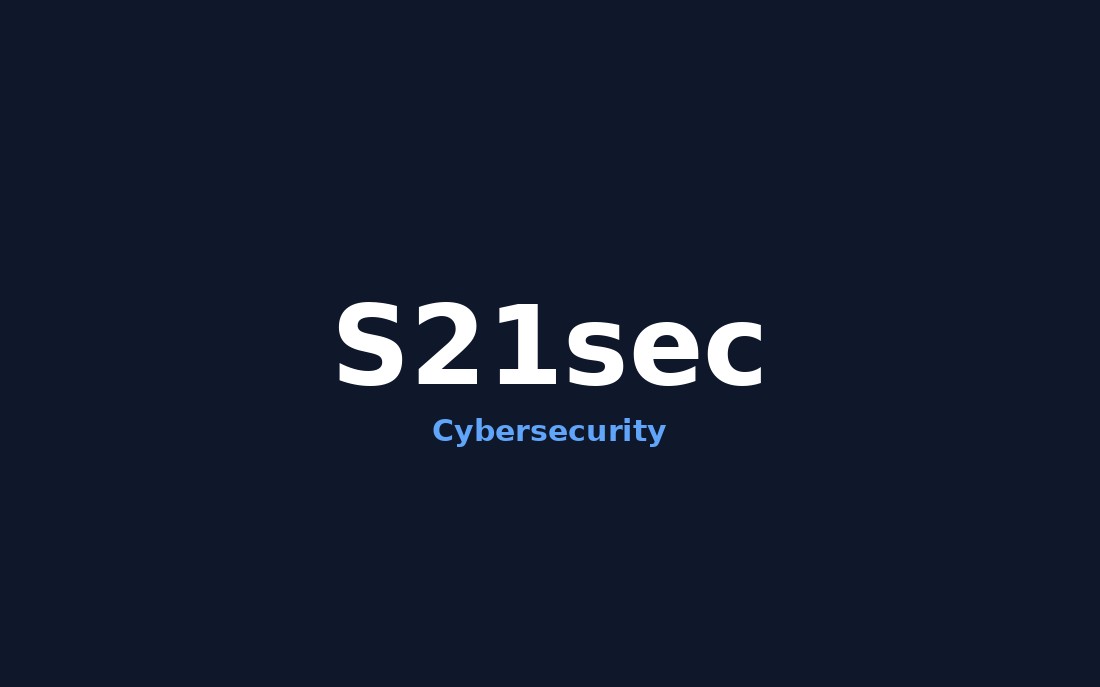 S21sec homepage - featured in Atlant Security's ranking of the top cybersecurity companies in Europe