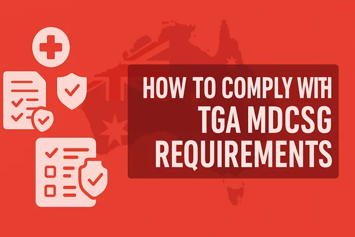 How to Comply with TGA MDCSG Requirements