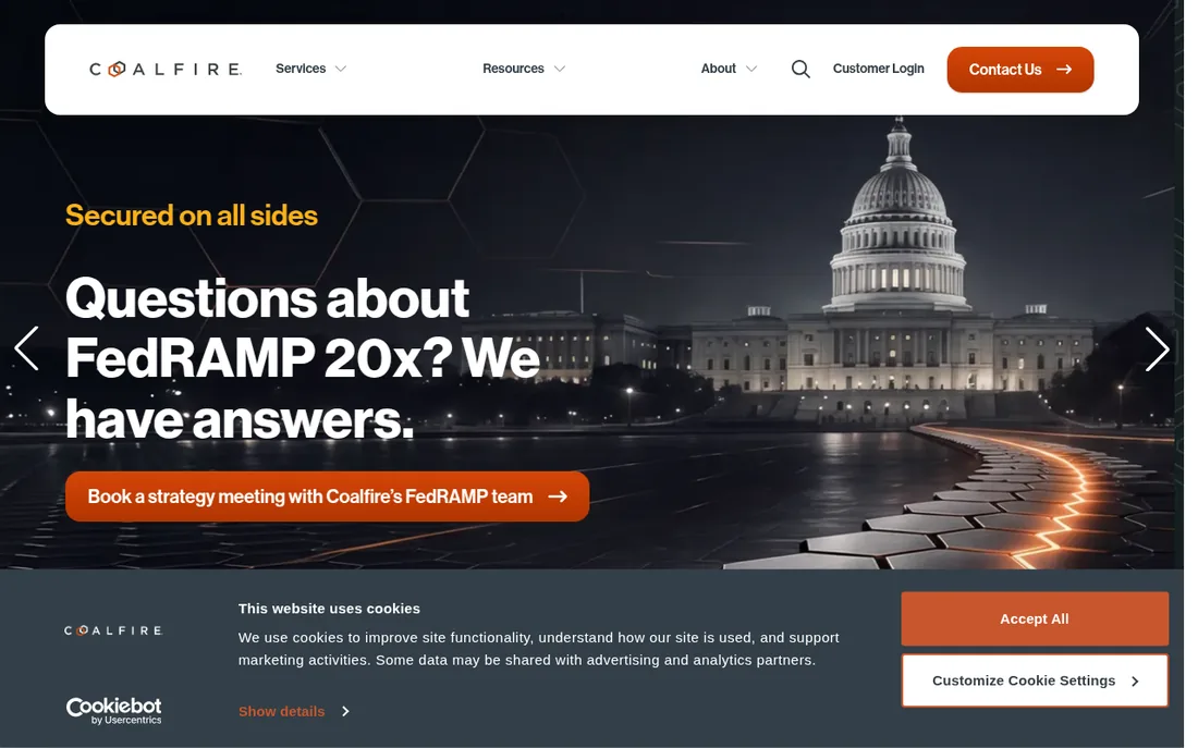 Coalfire homepage