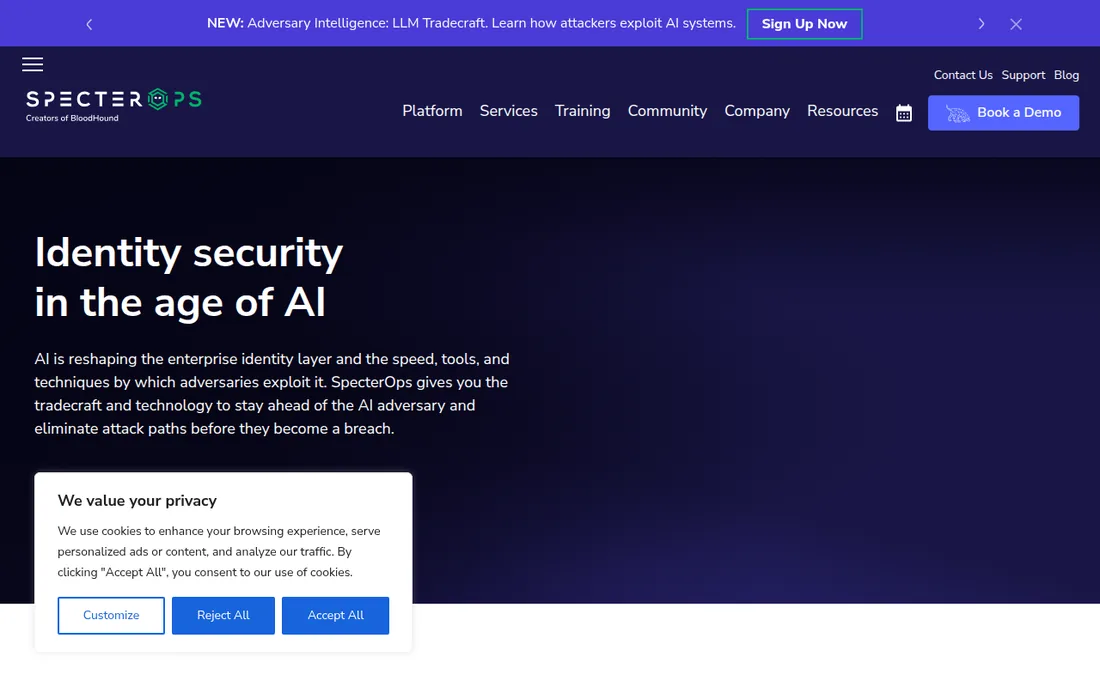 SpecterOps homepage
