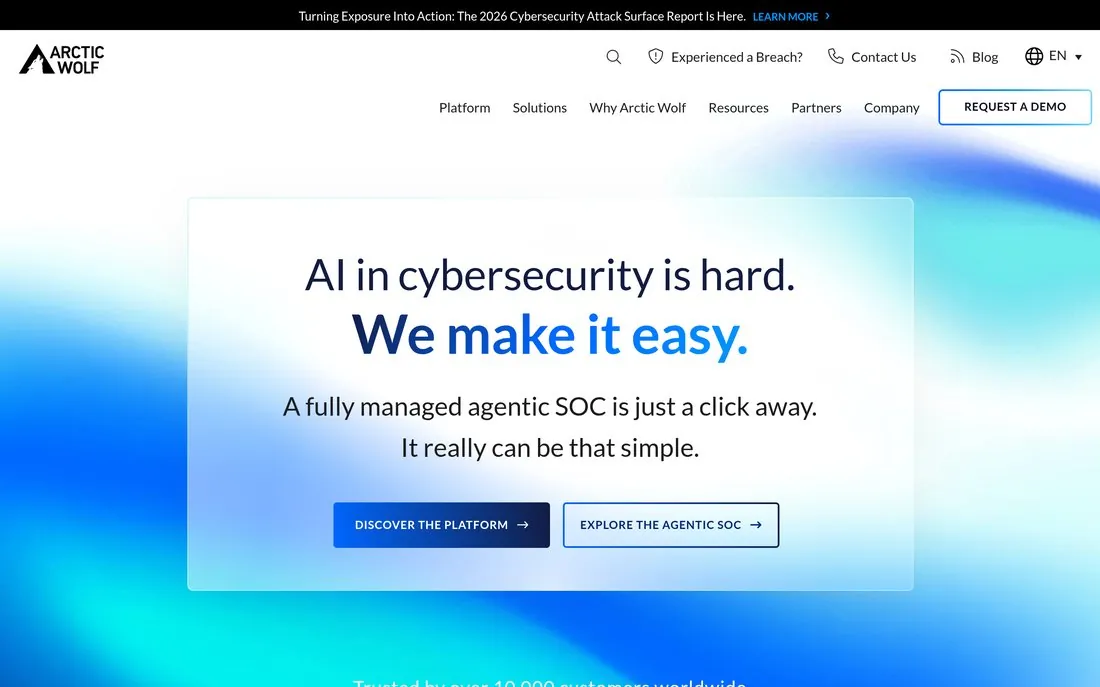 Arctic Wolf homepage