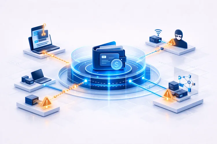 Digital wallet attack vectors and security vulnerabilities