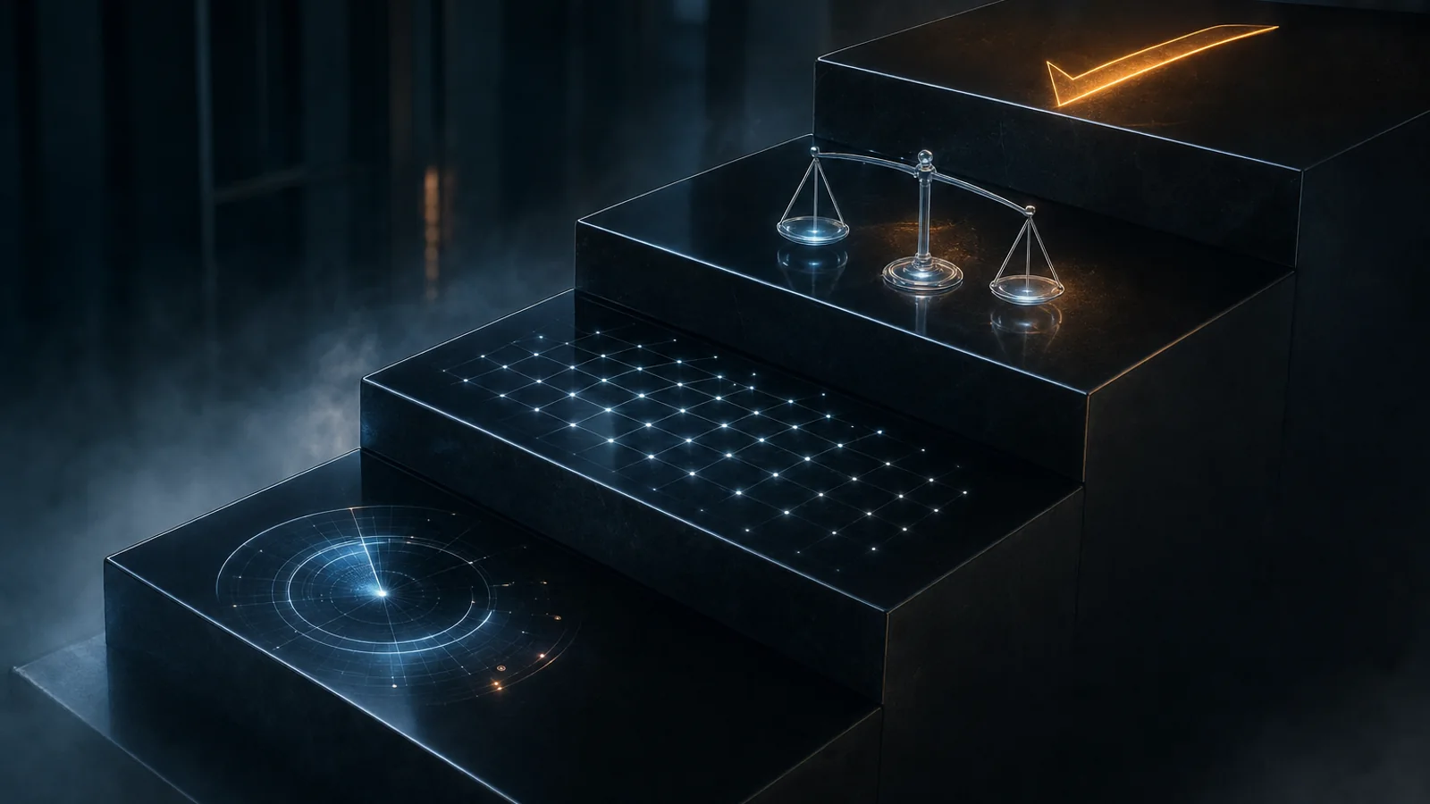 The four step cybersecurity risk assessment method: scope, identify, analyse and evaluate, treat