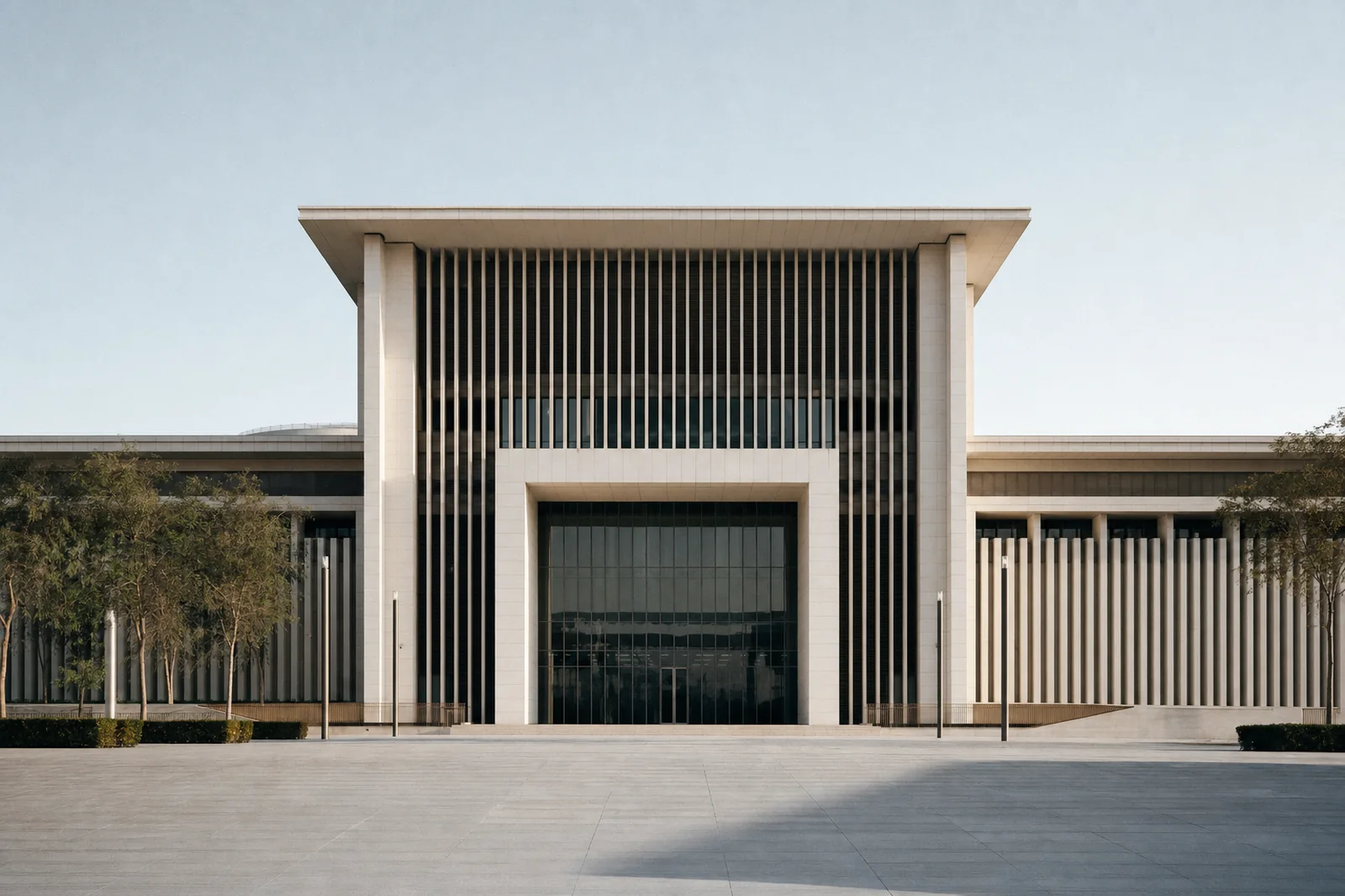 Dubai Government entity Contemporary Gulf government building, the kind of entity the Dubai ISR applies to