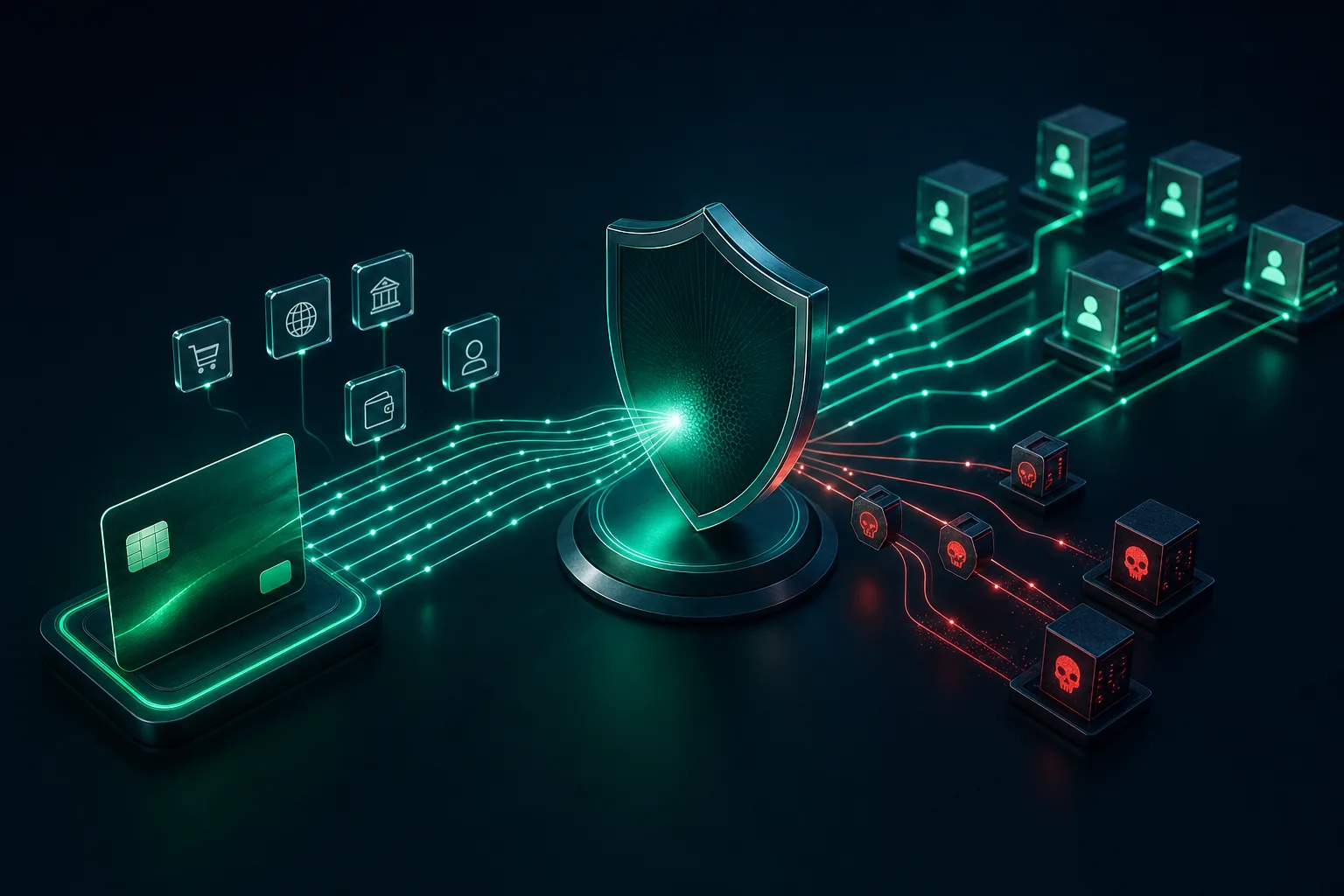 Fintech fraud and risk management with secure payment transaction monitoring and threat filtering