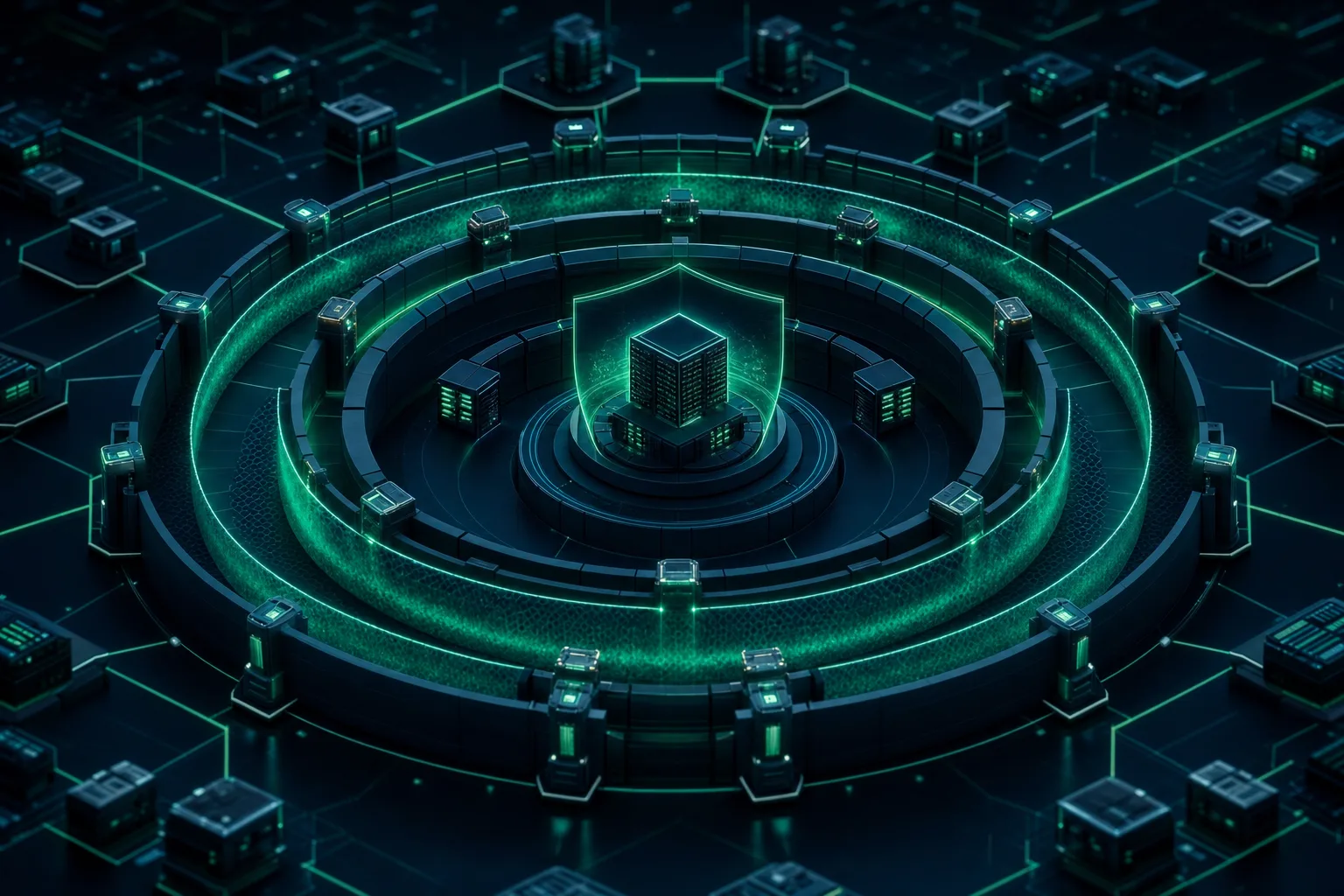 Network segmentation isolating the cardholder data environment from the wider corporate network to reduce PCI DSS scope